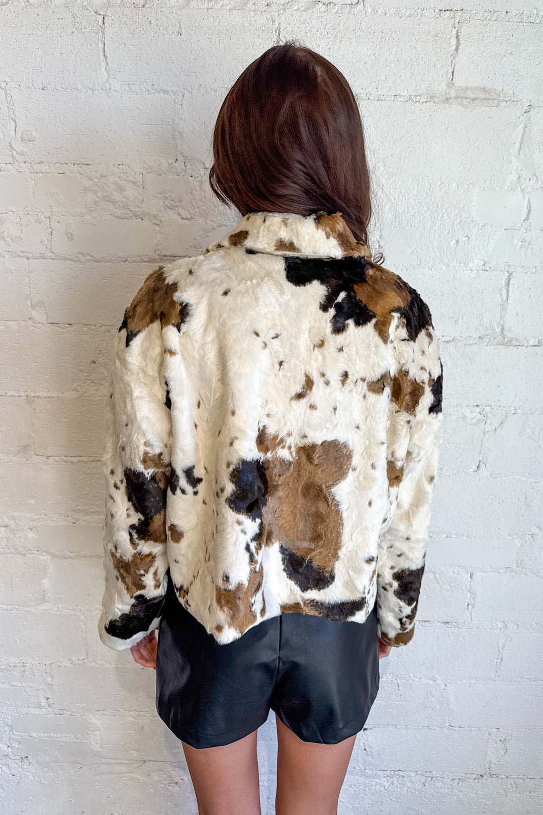 Frost & Found Jacket, Jacket, Cow Print Jacket, Winter Jackets, Coats, Adeline Boutique, Dallas Boutique 