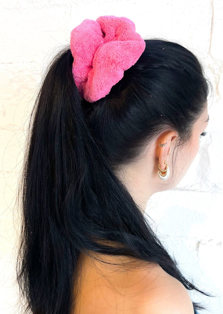 Towel Oversized Scrunchie, Hair Ties, Adeline, Adeline, dallas boutique, dallas texas, texas boutique, women's boutique dallas, adeline boutique, dallas boutique, trendy boutique, affordable boutique