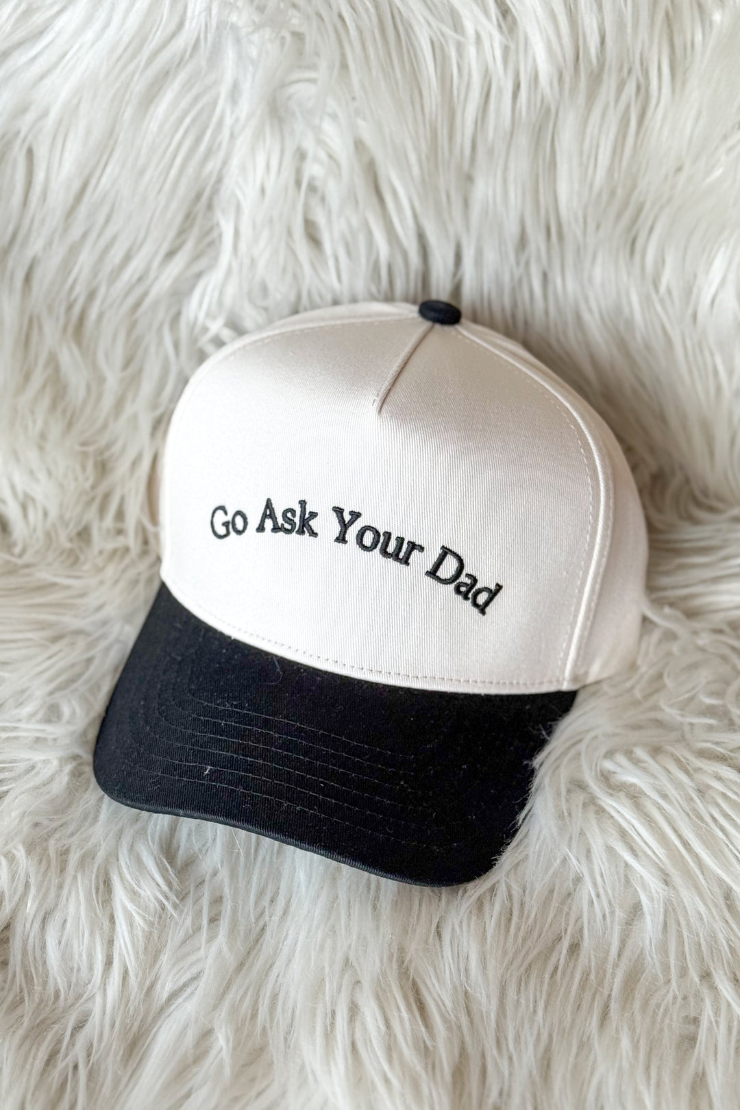 Go Ask your Dad Vintage Trucker Hat, Hats, Trucker Hats, Accessories, Dallas Boutique, Boutique, Adeline Boutique