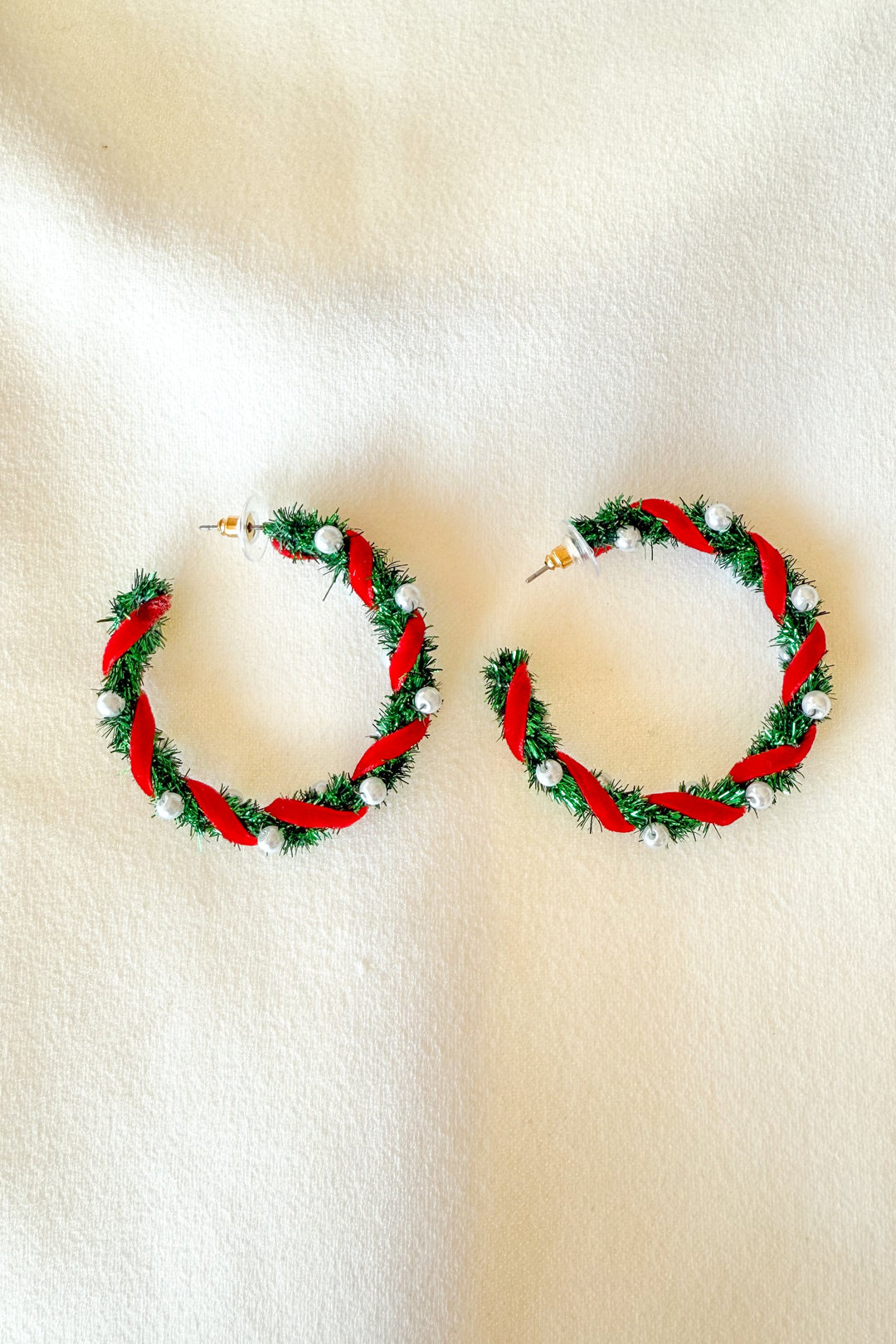 Grandma's Wreath Earrings, Christmas Gift Ideas, Christmas Jewelry, Holiday Jewelry, Adeline Boutique, Boutique Jewelry