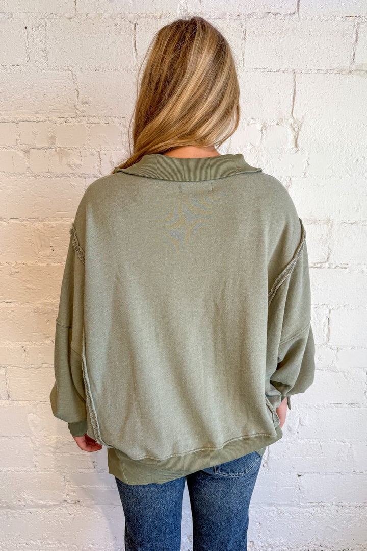 Free People Camden Henley, Free People, Pullover Sweater, Adeline Boutique, Boutique, Dallas Boutique
