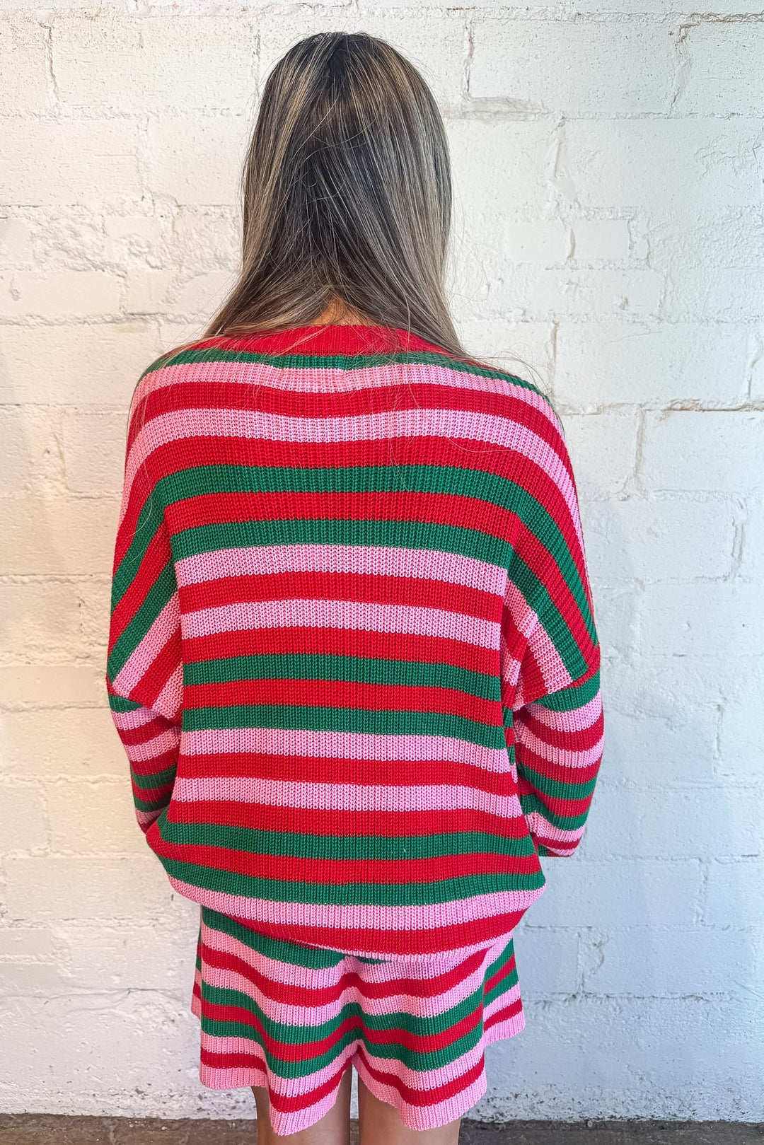 Holiday Striped Lounge Shorts, Striped shorts