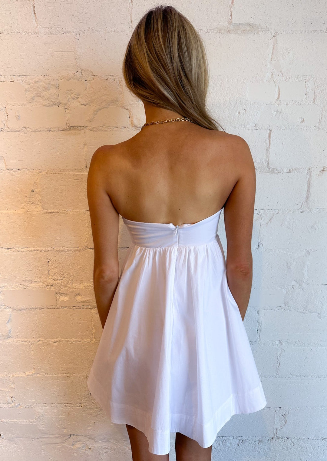 Taylor Bubble Strapless Dress, Dresses, Adeline, Adeline, dallas boutique, dallas texas, texas boutique, women's boutique dallas, adeline boutique, dallas boutique, trendy boutique, affordable boutique