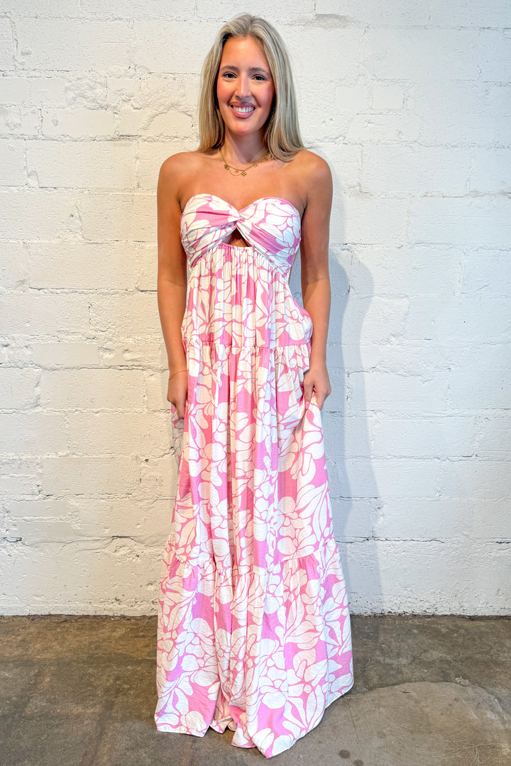Pink Romantic Maxi Dress