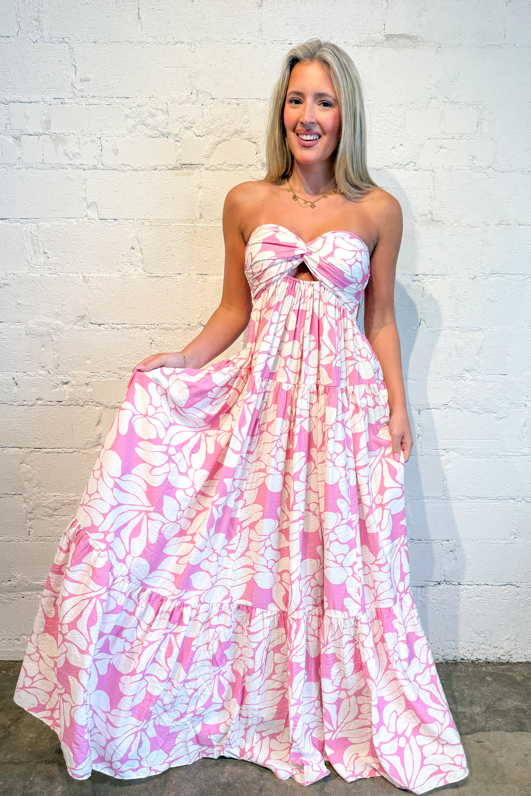 Pink Romantic Maxi Dress