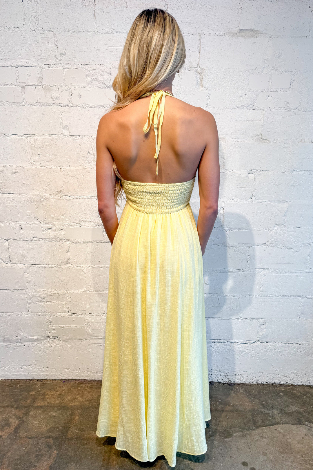Solene Halter Maxi Dress