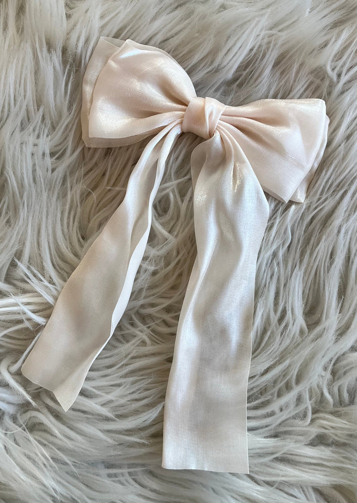 Organza Hair Bow Barrette, Miscellaneous, Adeline, Adeline, dallas boutique, dallas texas, texas boutique, women's boutique dallas, adeline boutique, dallas boutique, trendy boutique, affordable boutique