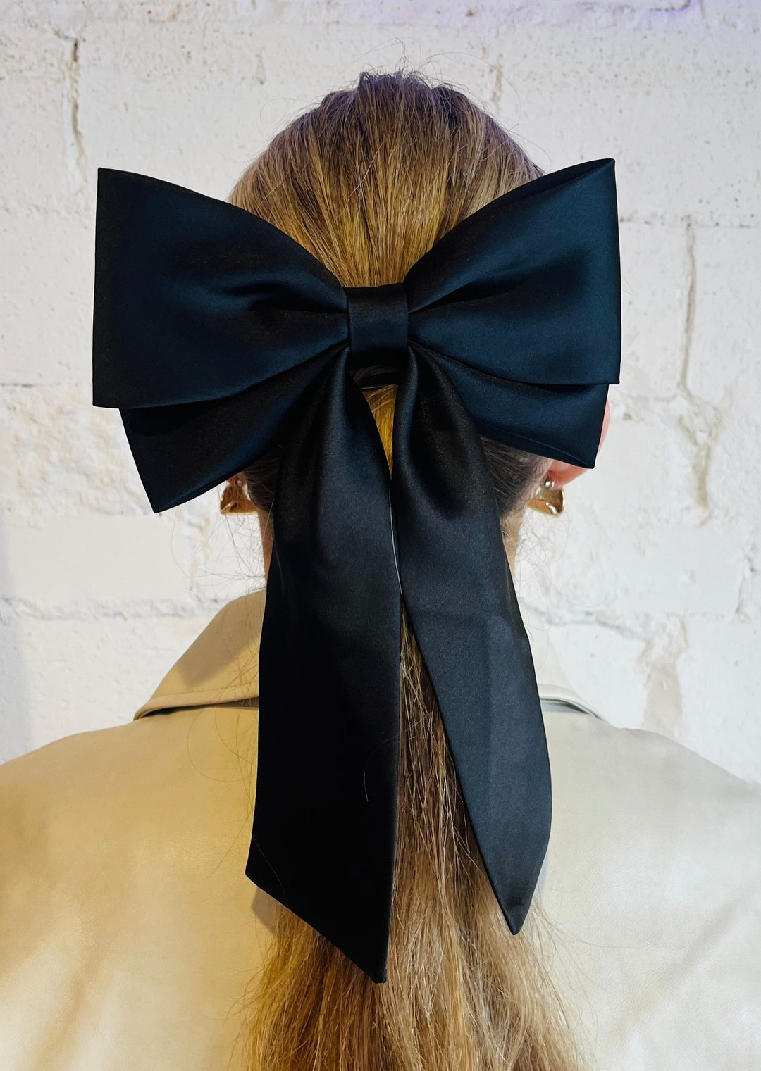 The Perfect Long Satin Hair Bow Barrette, misc, Adeline, Adeline, dallas boutique, dallas texas, texas boutique, women's boutique dallas, adeline boutique, dallas boutique, trendy boutique, affordable boutique