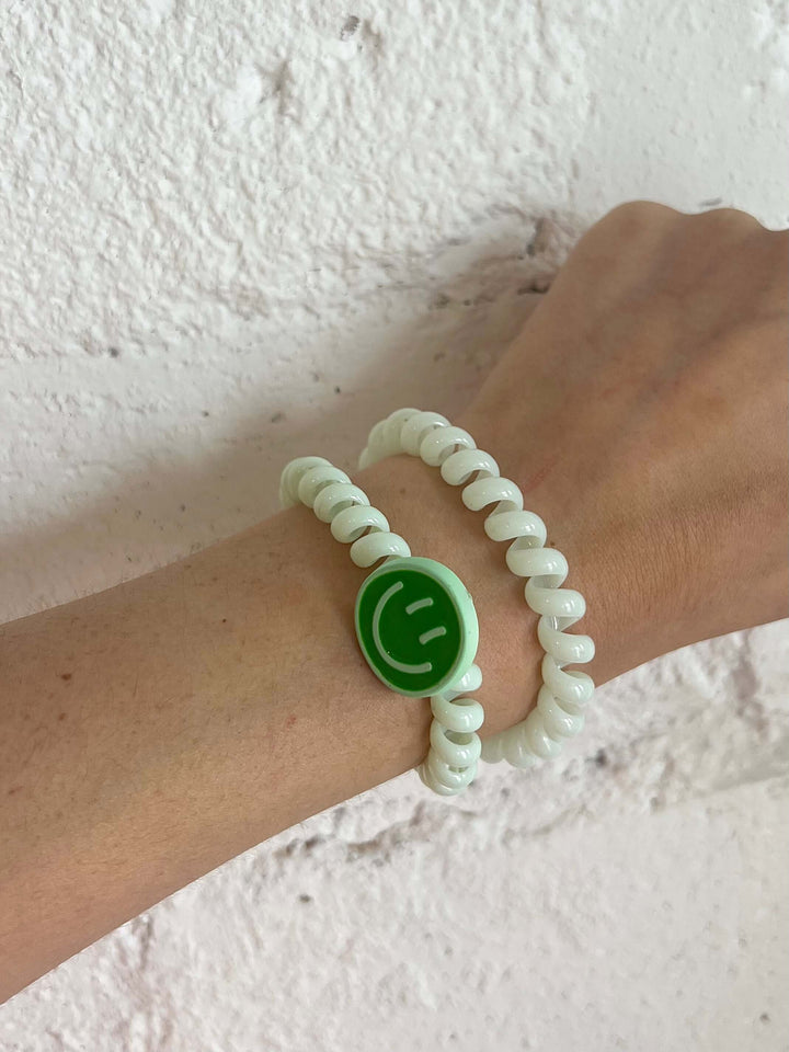 Smile Pony Tail Coil, Hair Ties, Adeline, Adeline, dallas boutique, dallas texas, texas boutique, women's boutique dallas, adeline boutique, dallas boutique, trendy boutique, affordable boutique