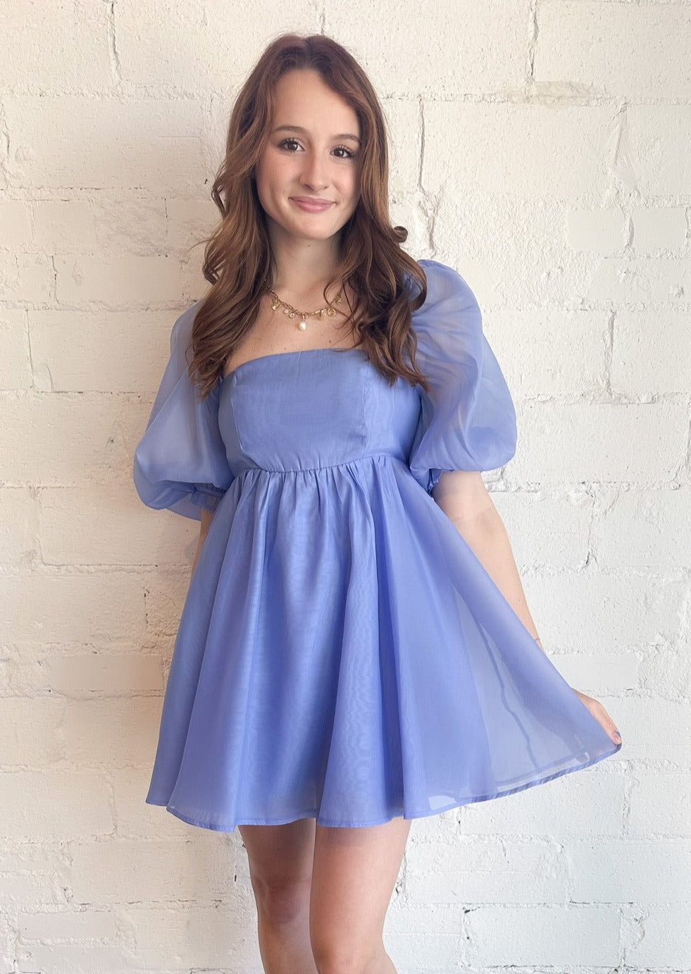 Enchanted Puff Sleeve Dress, Dresses, Adeline, Adeline, dallas boutique, dallas texas, texas boutique, women's boutique dallas, adeline boutique, dallas boutique, trendy boutique, affordable boutique