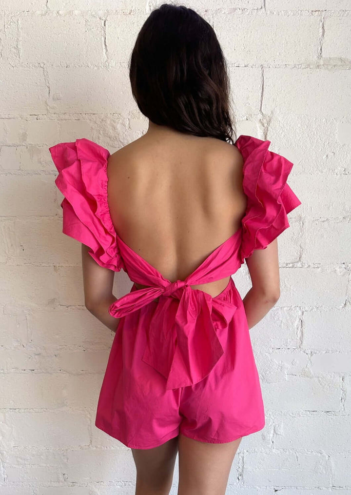 Cute As A Button Romper, romper, Adeline, Adeline, dallas boutique, dallas texas, texas boutique, women's boutique dallas, adeline boutique, dallas boutique, trendy boutique, affordable boutique