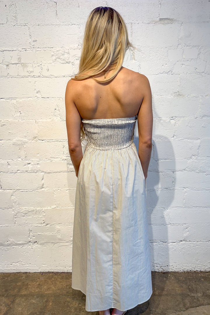 Ivory keeley stripe maxi dress, dress, dresses, maxi dress, dallas boutique, boutique