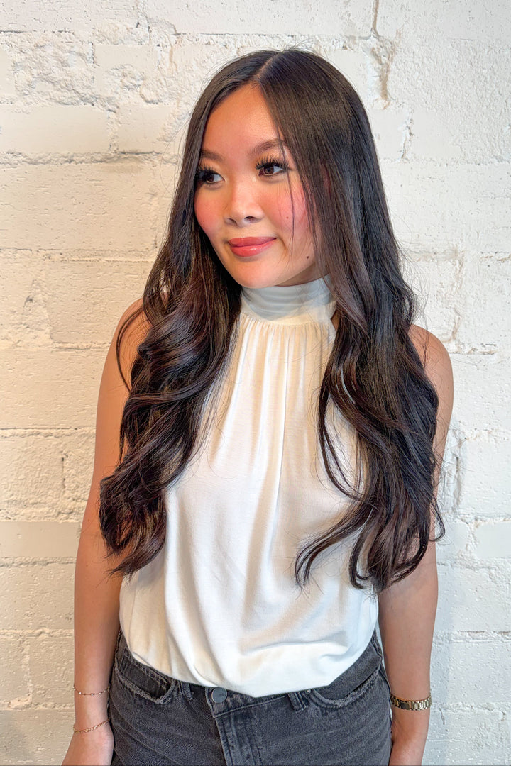 Josephine Halter Top, Halter Top, White Top, Going Out Top, Spring and Summer Styles, Summer Tops, Adeline Boutique, Dallas Boutique