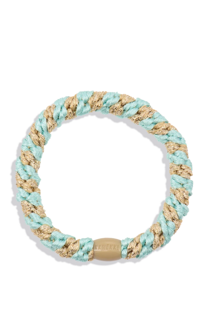 KKNEKKI Glitter Hair Tie Mint, adeline boutique, dallas boutique, boutique