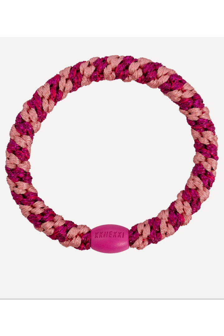 KKNEKKI Glitter Hair Tie Taupe, adeline boutique, dallas boutique, boutique