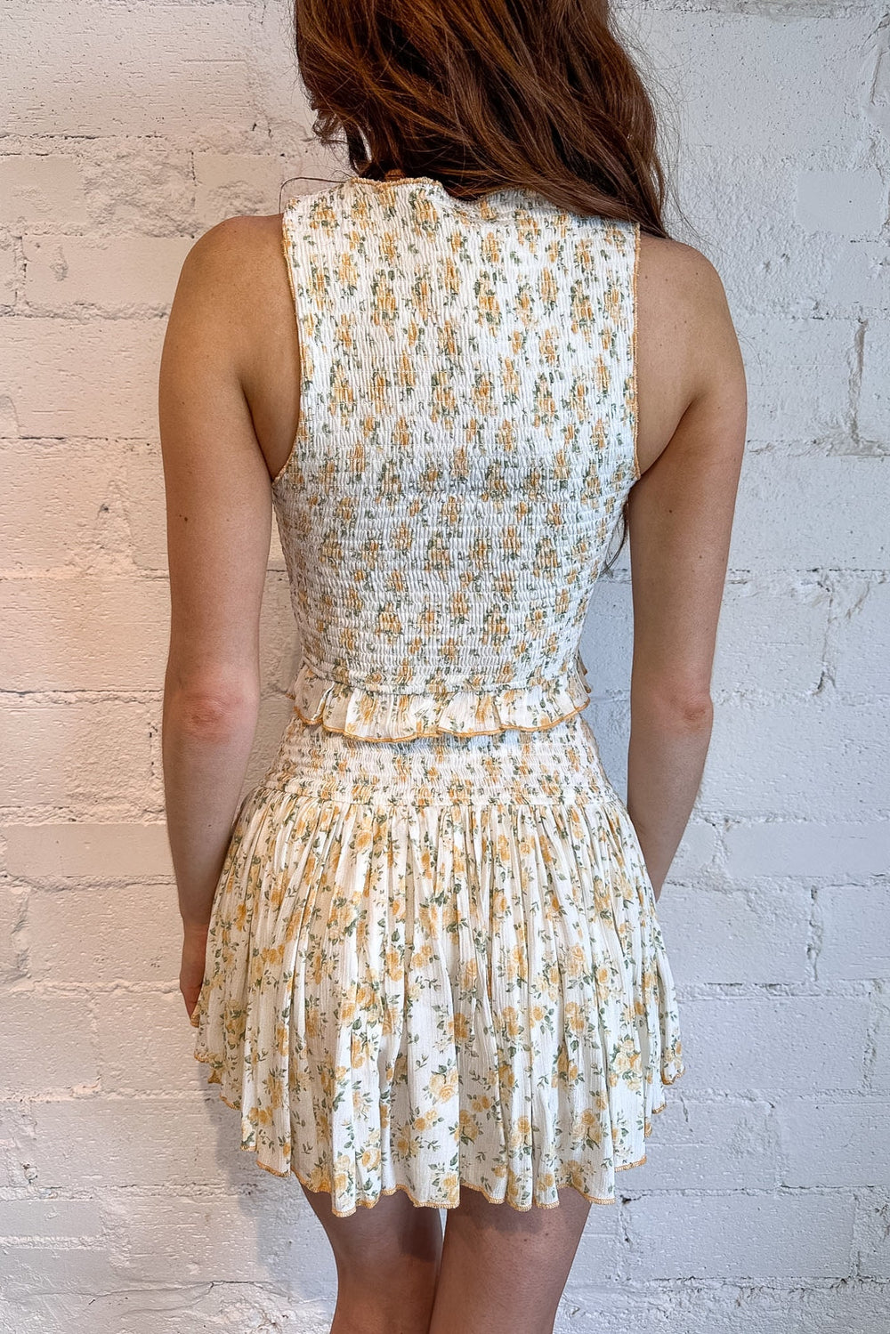 Lemmon Blossom Skort, Skirt, Bottoms, Summer Styles, Sets, summer Sets, Matching Set, Adeline Boutique, Dallas Boutique