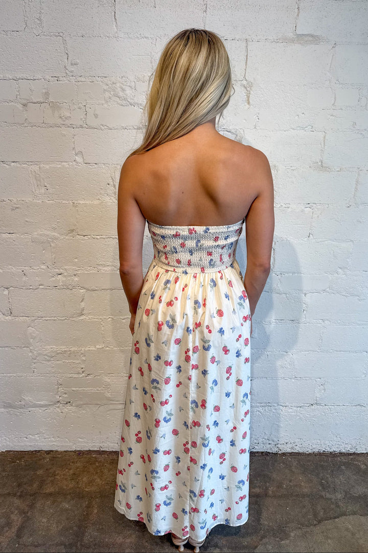 Lightweight Voile Print Maxi Dress, Maxi Dress, Women's Dresses, White Dress, Spring and Summer Styles, Adeline Boutique, Dallas Boutique