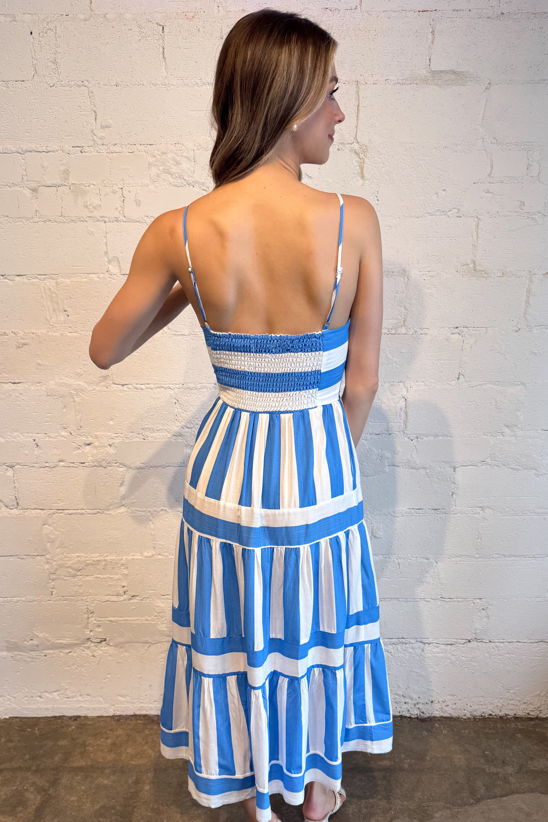 Lina Stripe Maxi Dress, dress, dresses, dallas boutique, adeline boutique, boutique