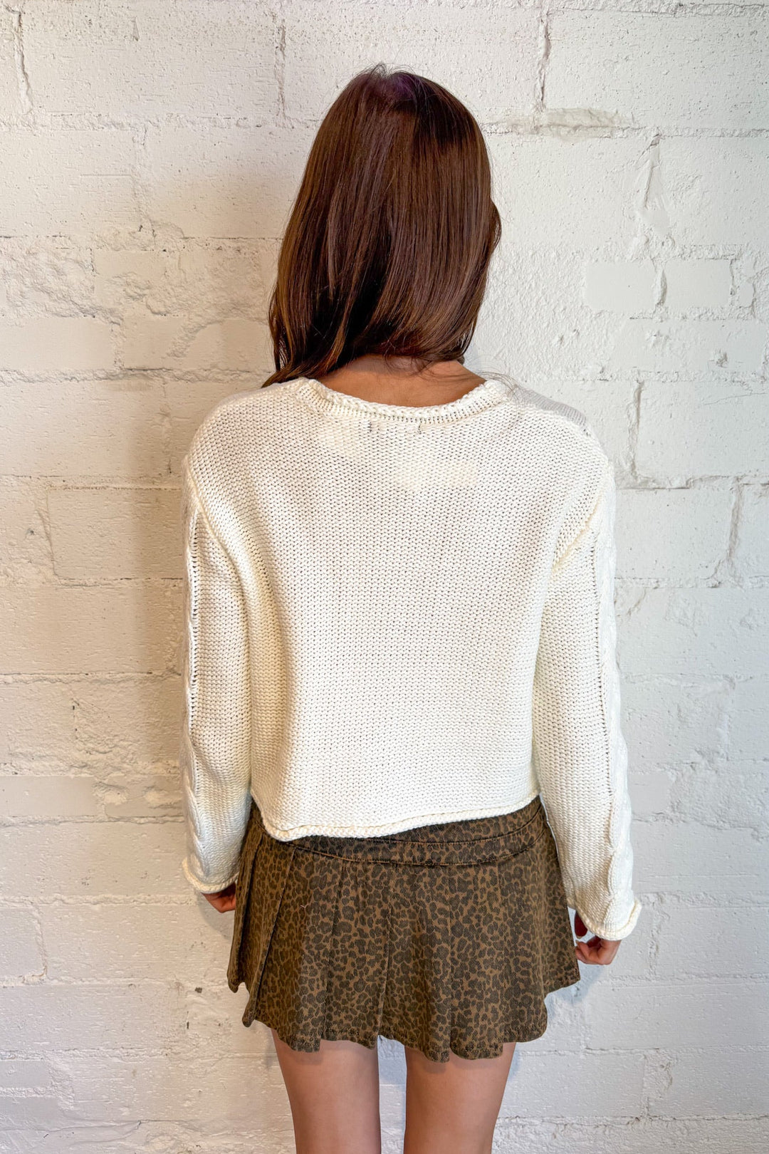 Love Cable Knit V-Neck Sweater, White Sweater, Sweaters Knit Sweater, Adeline Boutique, Tops, Fall and Winter Tops, Dallas Boutique, Women's Fashion