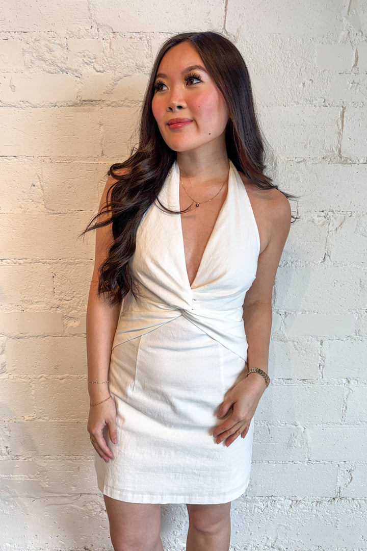 Lyla Dress, White Dress, Bridal Dress, Graduation Dress, Spring and Summer Styles, Going Out Dress, Mini Dress, Adeline Boutique, Dallas Boutique, Women's Boutique