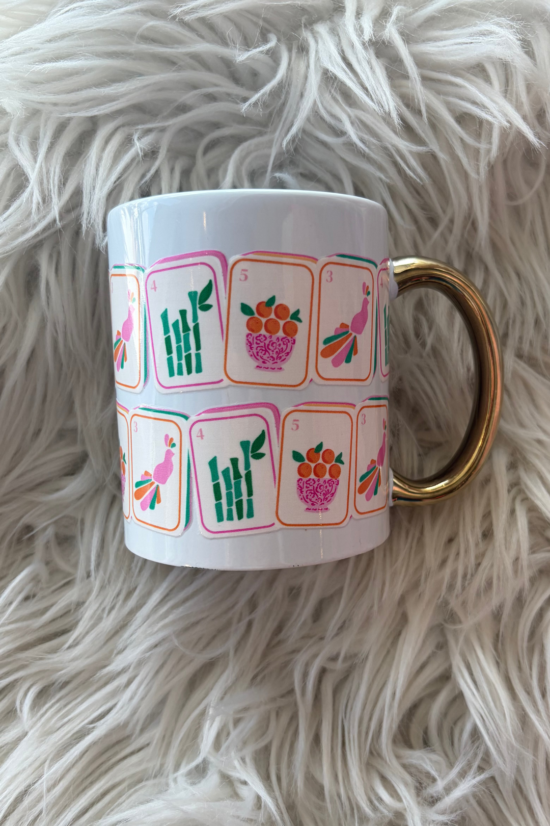 Mahjong Ceramic Mug, adeline boutique, dallas boutique, boutique