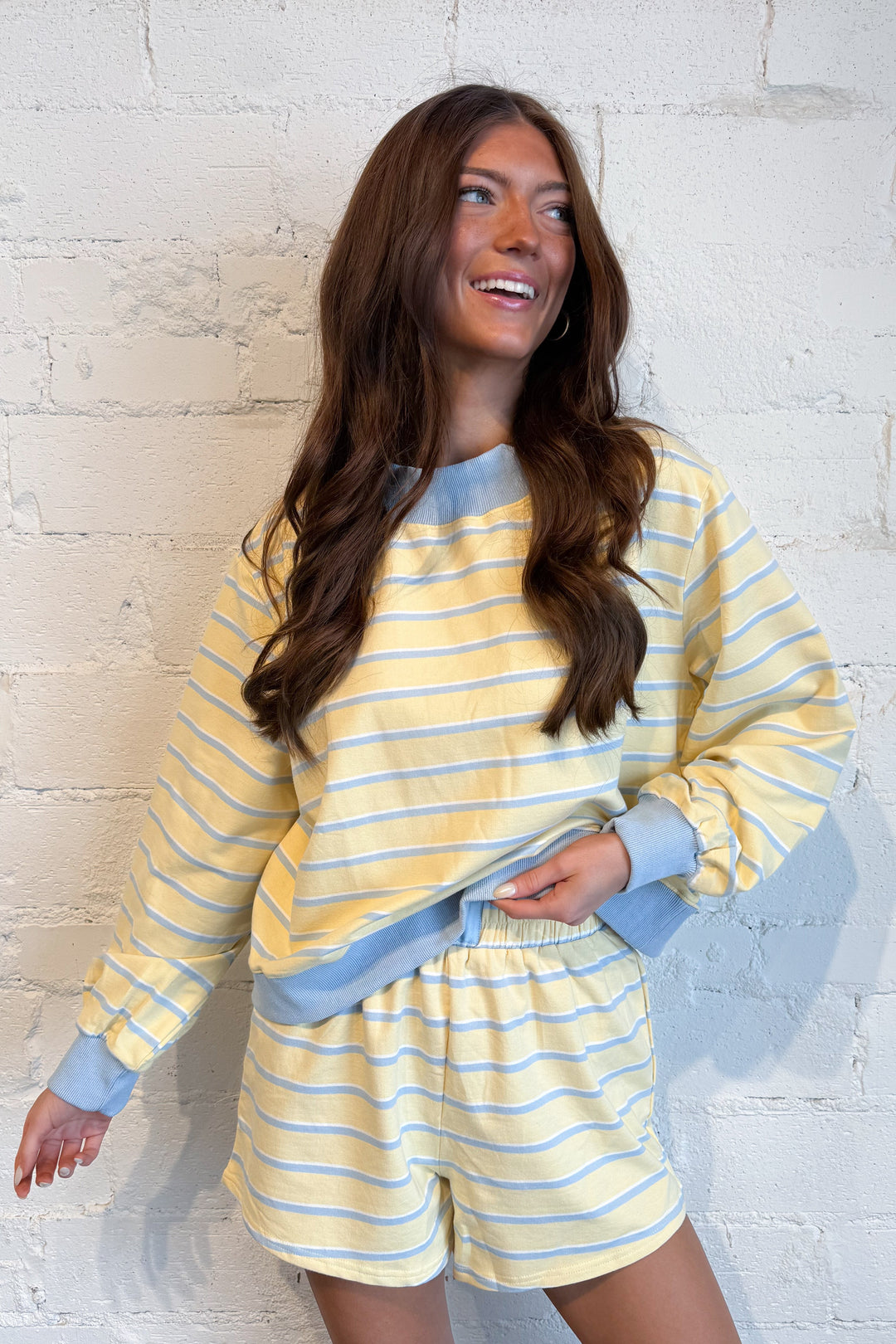 Malibu Morning Sweatshirt, adeline boutique, dallas boutique, boutique