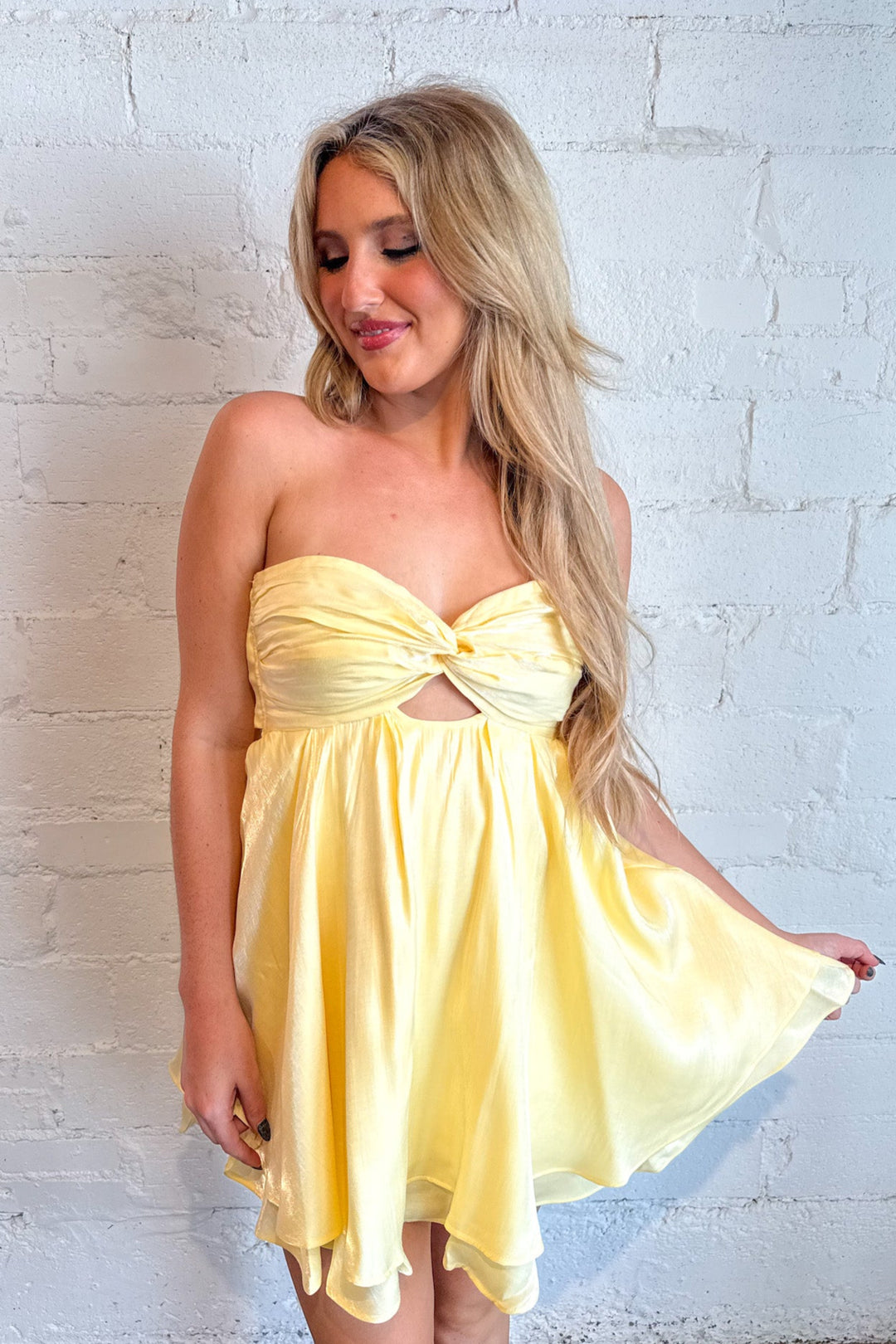 Mamacita Strapless Dress, Strapless Dress, Hoco Dress, Homecoming Dress, Rush Dresses, Adeline Boutique, Dallas Boutique, Boutique Dresses