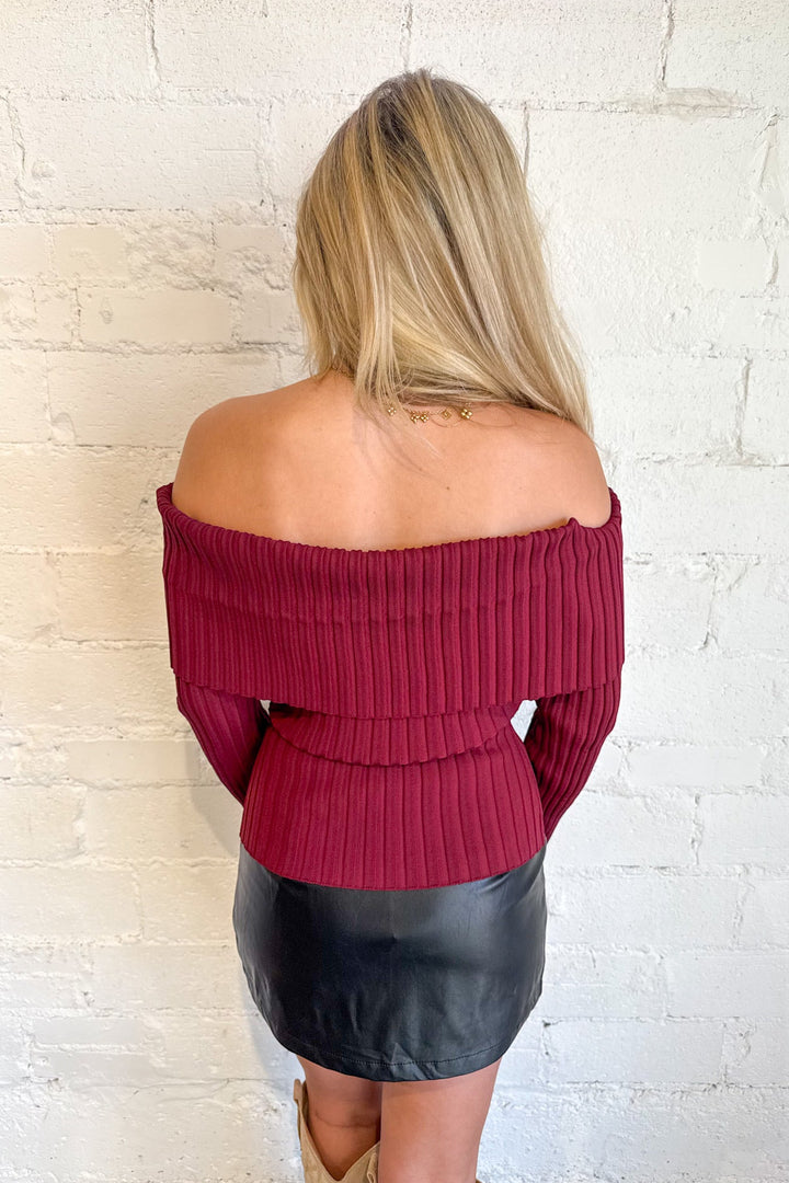 Saffron Sweater, Off the Shoulder Sweater, Sweaters, Knit Sweater, Adeline Boutique, Fall Styles, Thanksgiving Styles, Dallas Boutique