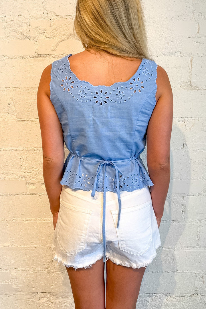 Mavi Rosie White Ripped Shorts, White Denim Shorts, Shorts, Bottoms, Spring and Summer Styles