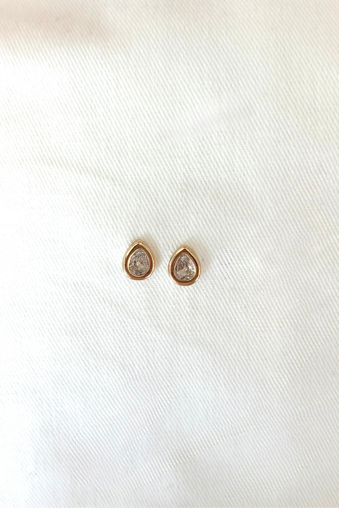 Mini Teardrop Gem Studs, adeline boutique, dallas boutique, boutique