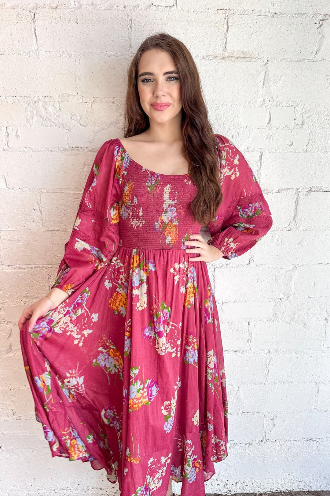 Morning Glory Maxi Dress, Maxi Dress, Floral Dress, Dresses & Rompers, Spring Dresses, Boutique Dresses, Adeline 