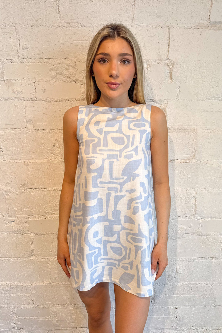 Pastel Boat Neck Mini Dress, Spring Dresses, Sorority Rush Dress, Vacation Styles, Adeline Boutique, Dallas Boutique, Women's Dresses