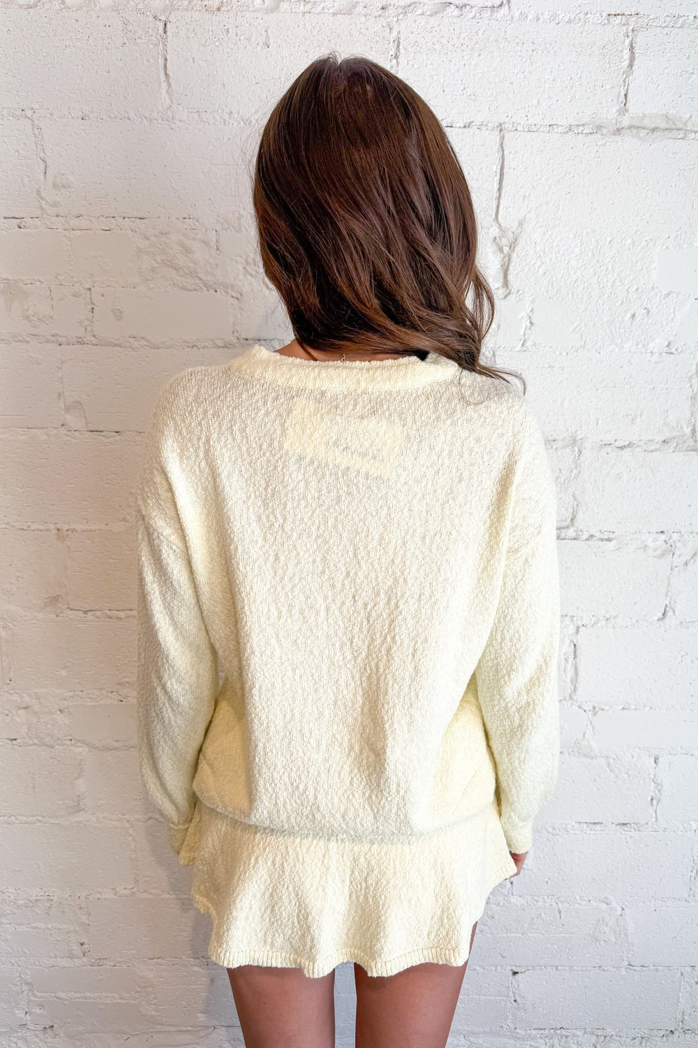 Pastel Button Down Knit Sweater, Sweater, Two Piece Set, Sets, Matching Set, Spring and Summer Styles, Adeline Boutique, Dallas Boutique