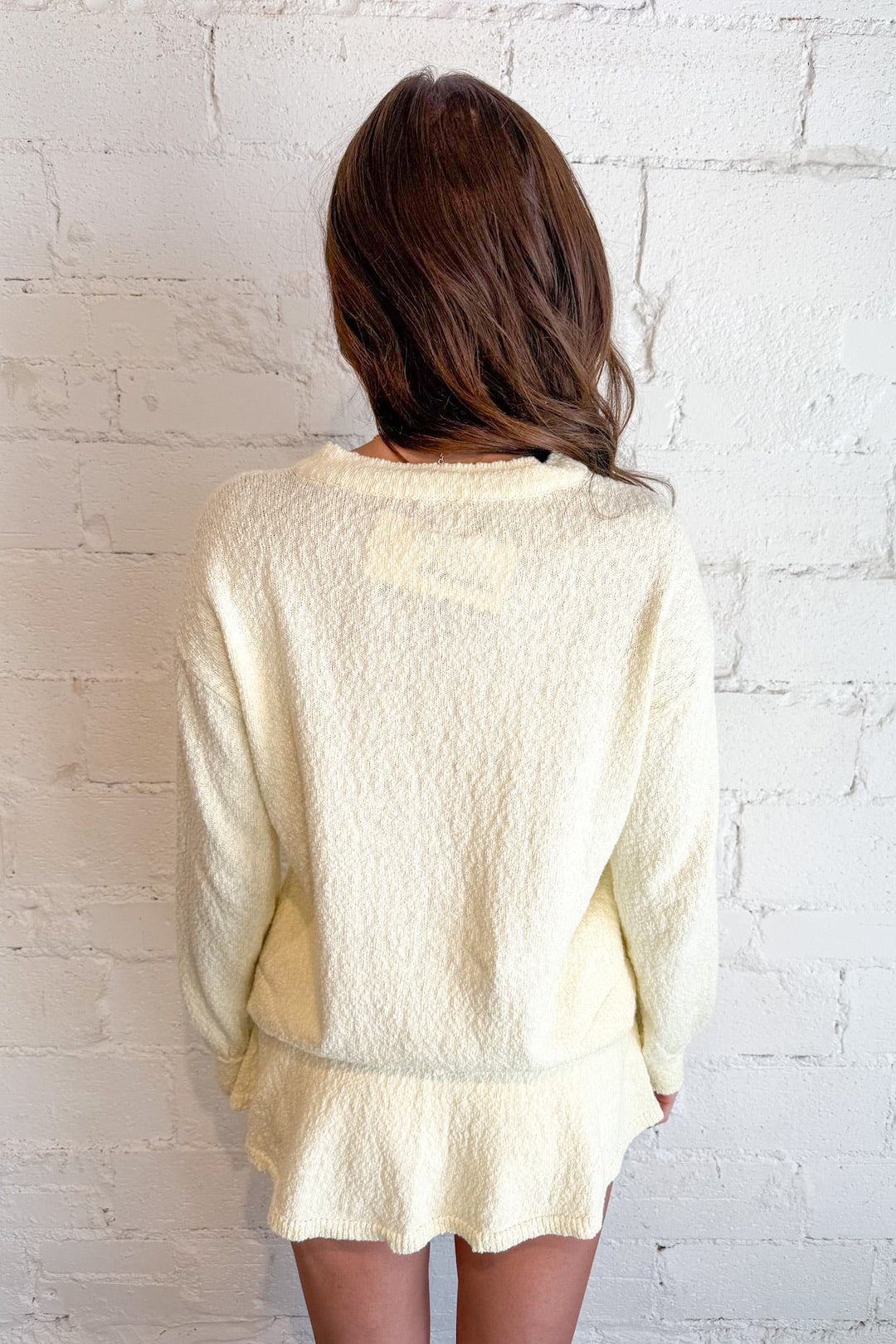 Pastel Button Down Knit Sweater, Sweater, Two Piece Set, Sets, Matching Set, Spring and Summer Styles, Adeline Boutique, Dallas Boutique