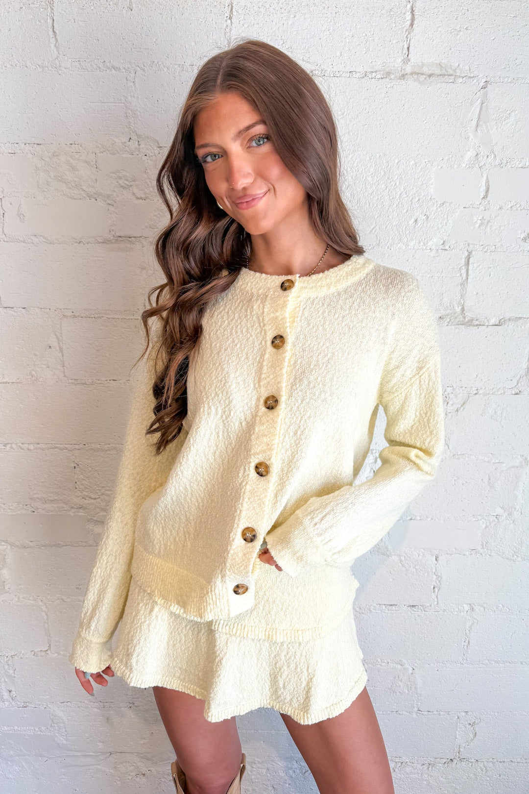 Pastel Knit Skort, Mini Skirt, Bottoms, Sets, Matching Set, Two Piece Set, Adeline Boutique, Dallas Boutique, Spring and Summer Styles, Spring Sets, Bottoms