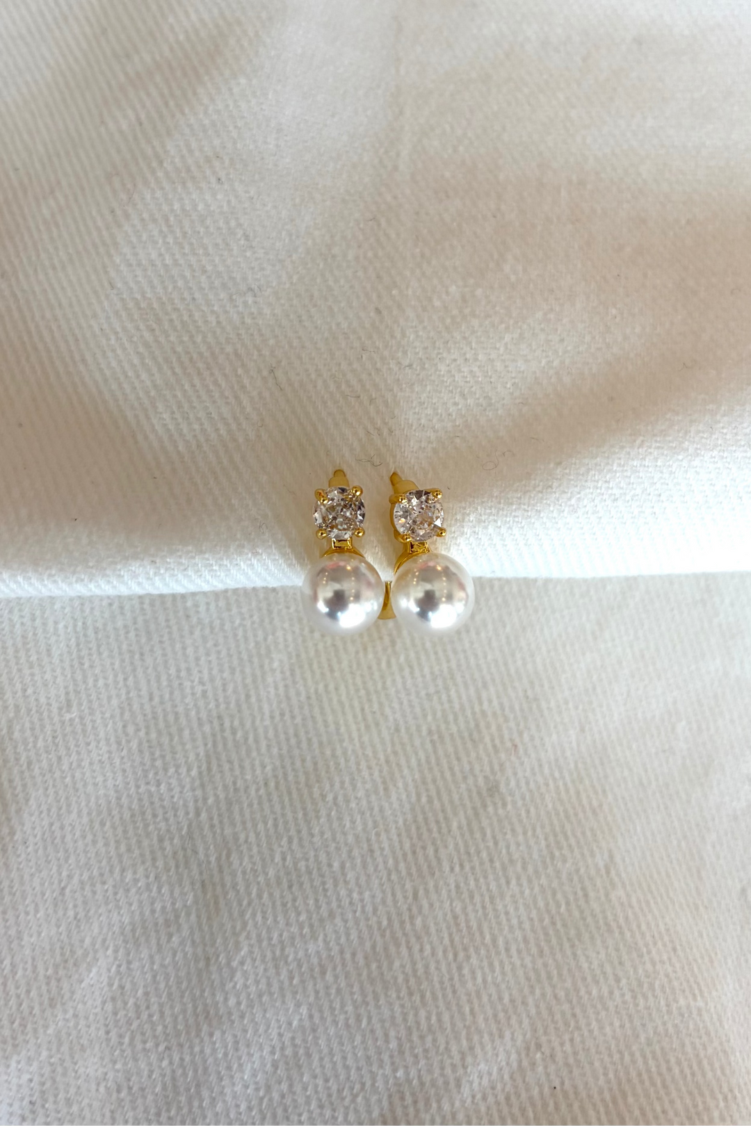 Pearl Shine Hoops, adeline boutique, dallas boutique, boutique