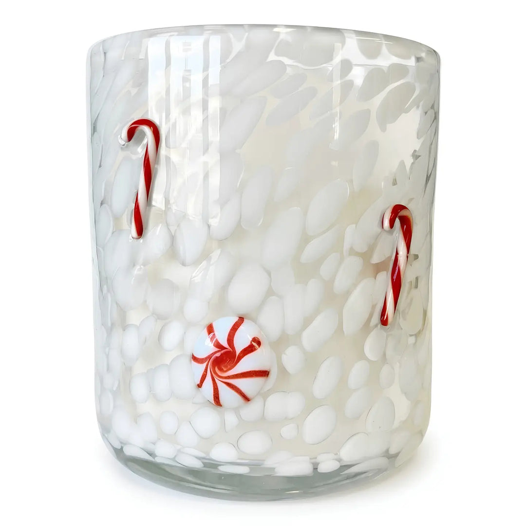 christmas candle, peppermint candle, cute holiday candle 