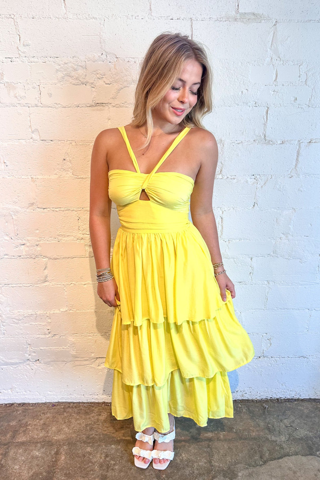 Pineapple Dream Midi Dress, Maxi Dress, Wedding Guest Dress, Vacation Styles, Adeline Boutique, Dallas Boutique, Boutiques, Dresses