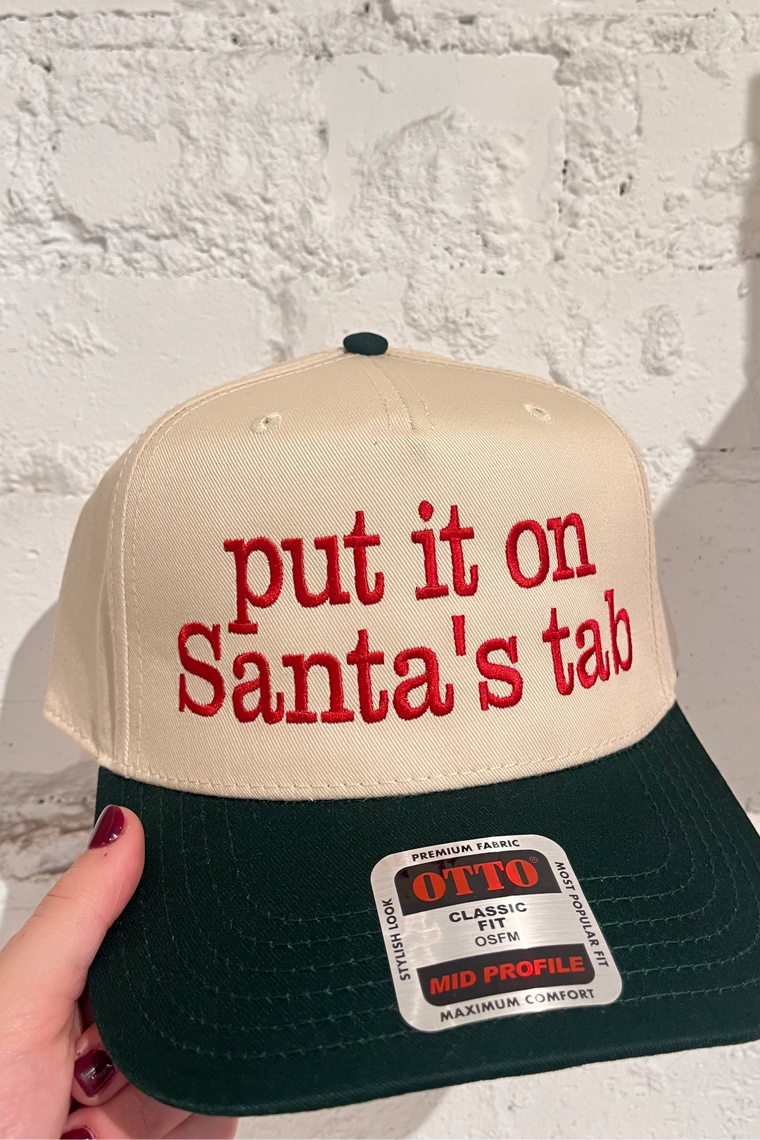 Put It On Santa's Tab Trucker Hat, Hat, Trucker Hat, Hats, Accessories, Gift Ideas, Christmas Hat