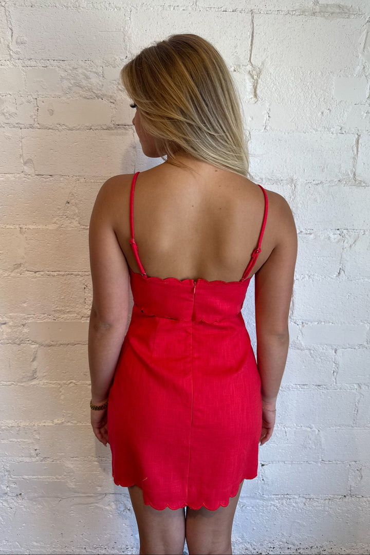 Charmed Edges Dress, White Dresses, Adeline Boutique, Dallas Boutique, Boutique Dresses, Bridal Dress