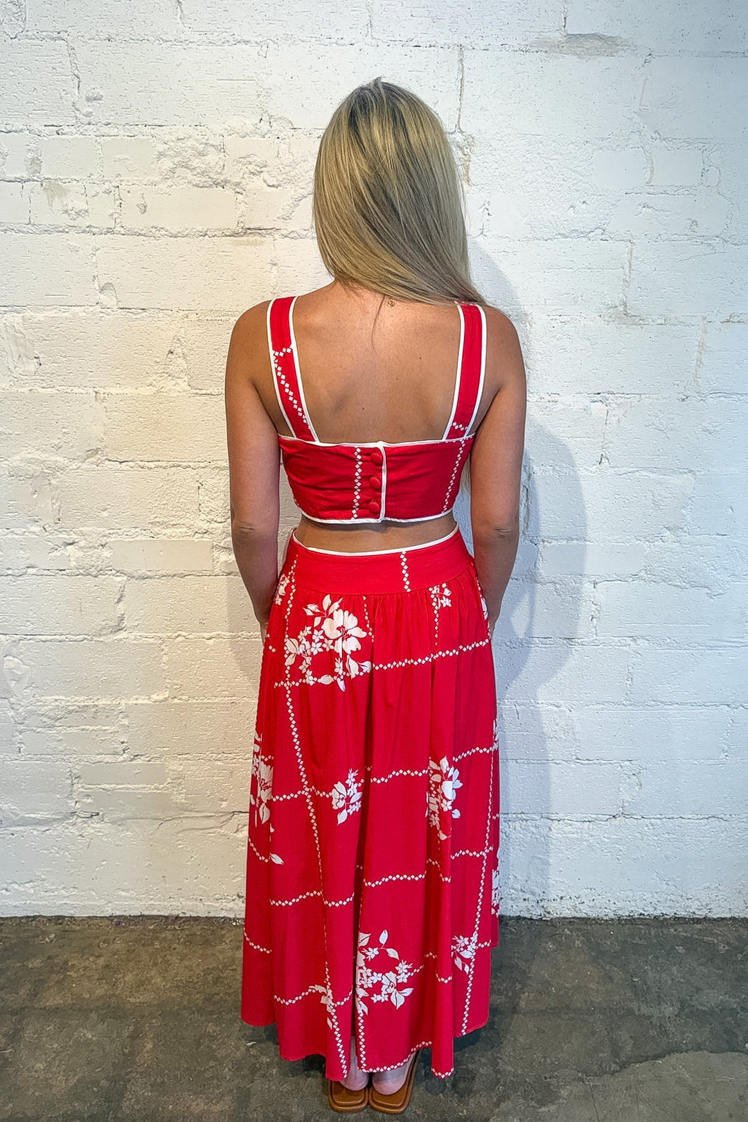 Red Hot Midi Skirt, Maxi Skirt, Sets, Matching Sets, Vacation Styles, Beach Outfit, Adeline Boutique, Skirts