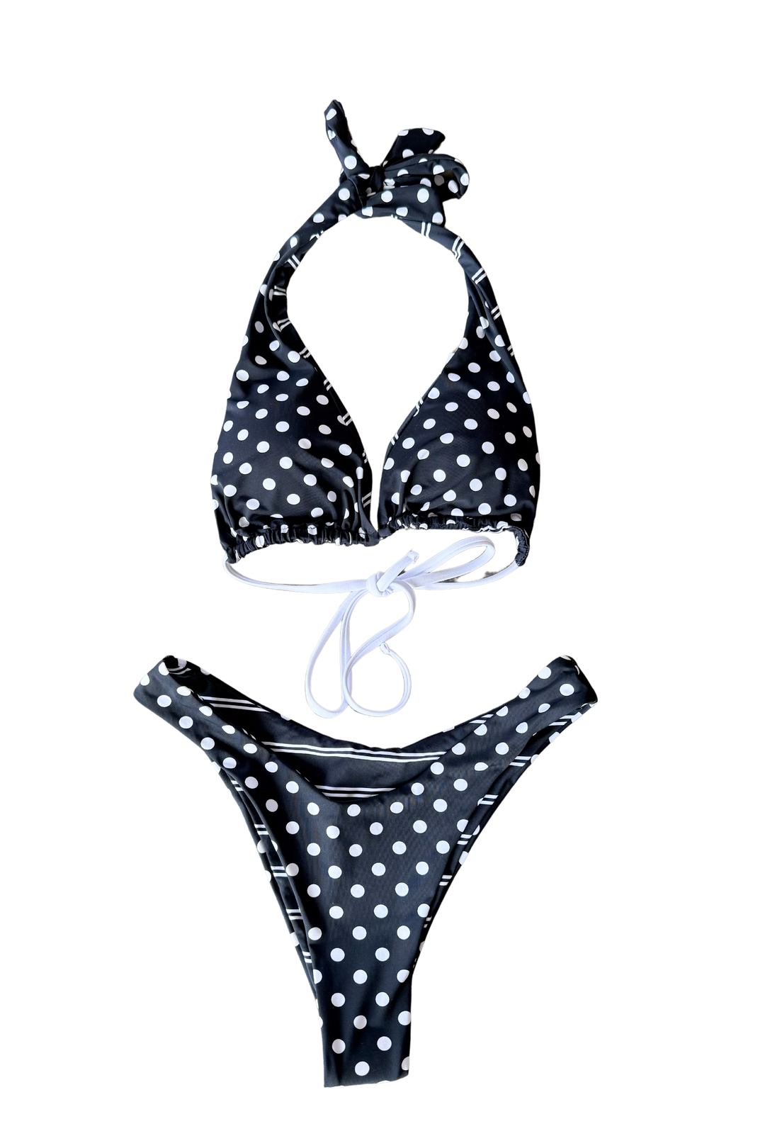 Reversible Stripe/Polka Dot Bikini Top, top, tops, swim, swimsuit, swimwear, bikini, dallas boutique, boutique, adeline boutique