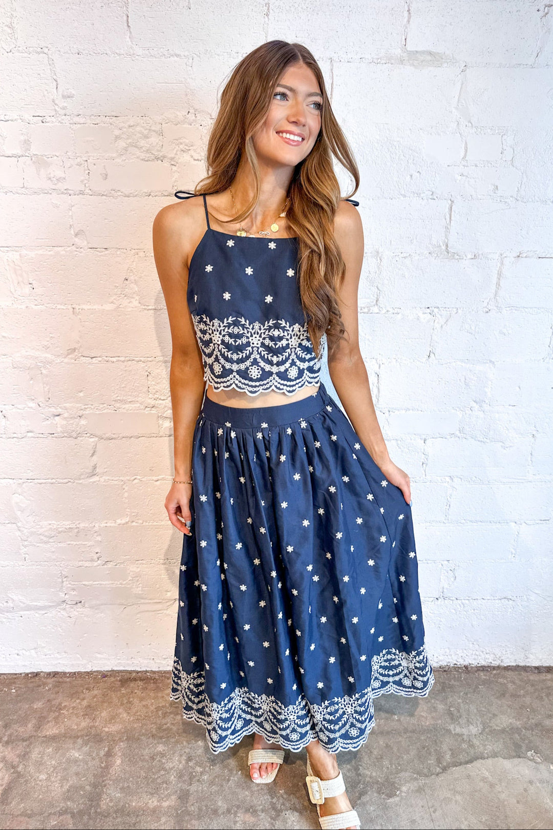 Salt & Ink Midi Skirt, Maxi Skirt, Two Piece Set, Matching Set, Adeline Boutique, Dallas Boutiques, Vacation