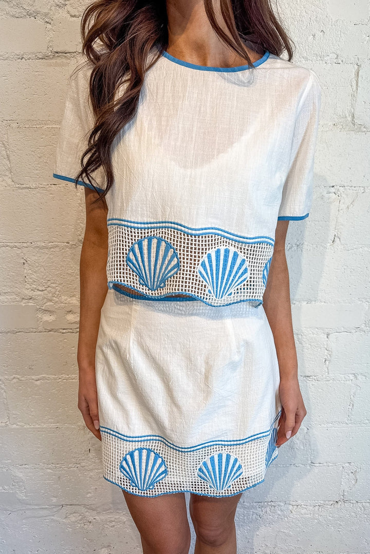 Sammie Skirt, Linen Skirt, Sets, Two Piece Sets, Matching Sets, Spring and Summer Styles, Linen Set, Mini Skirt, Vacation Styles, White Mini Skirt, Adeline Boutique, Dallas Boutique