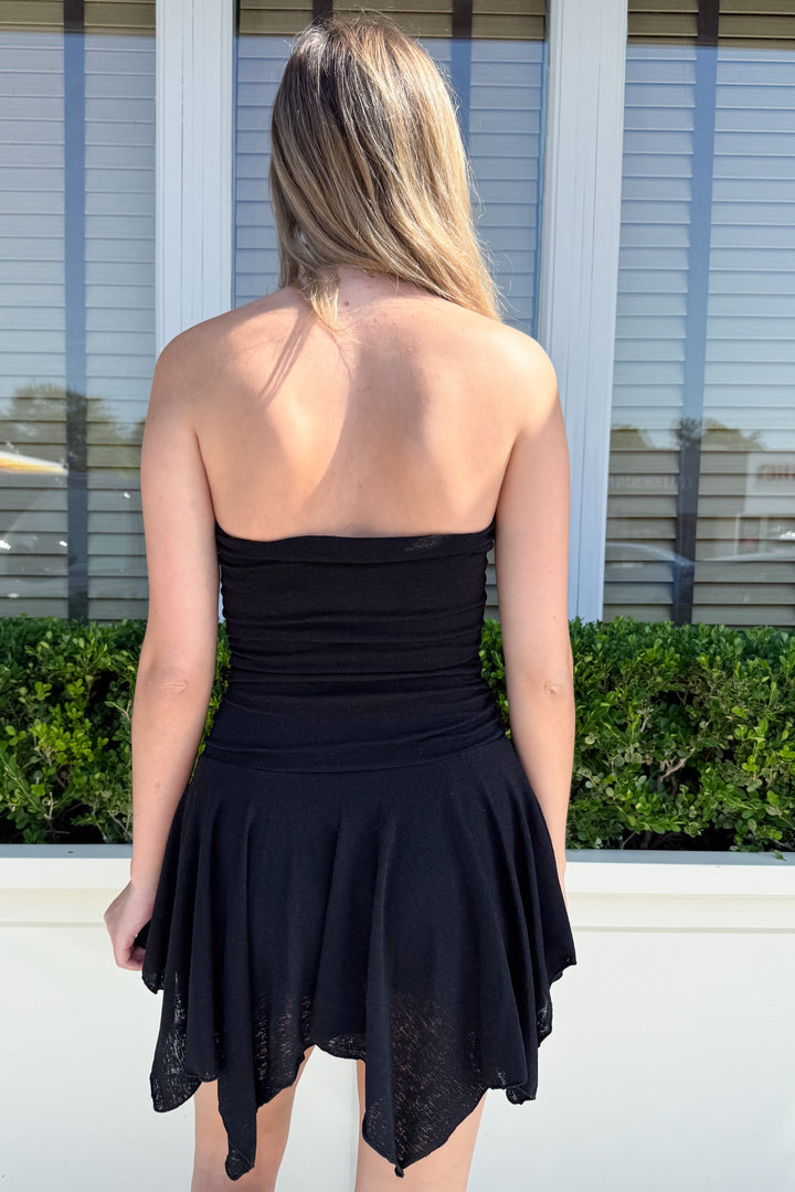 September Stroll Dress Black Back, adeline boutique, dallas boutique, boutique
