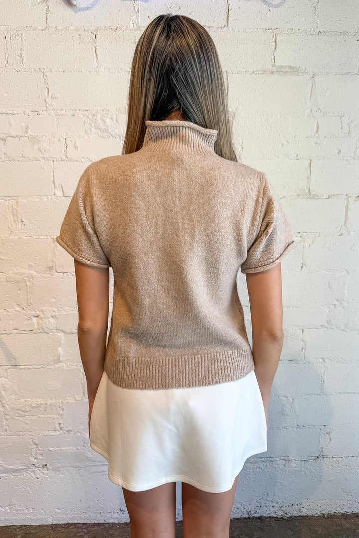 simple white skort