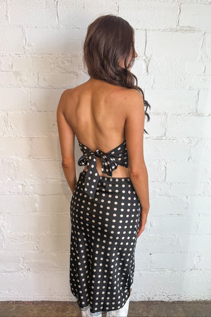 Starry Dots Skirt, Polka Dot Skirt, Skirts, Maxi Skirts, Adeline Boutique, Dallas Boutique, Two Piece Set, Sets
