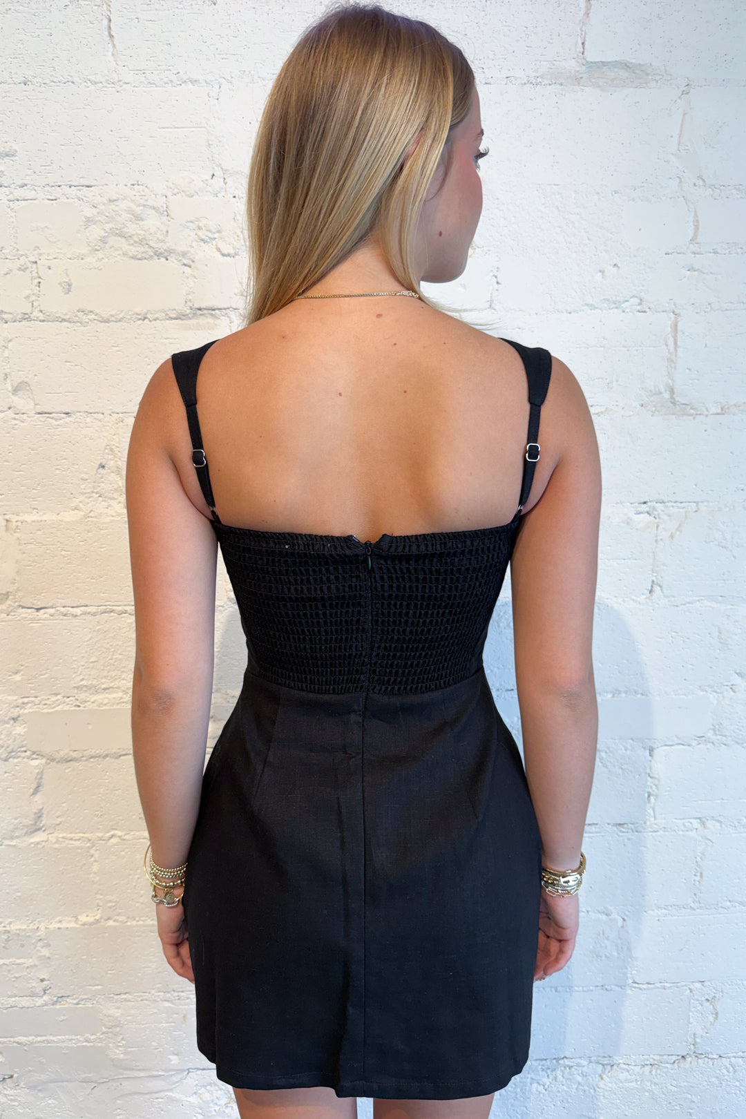 Sunny Side Dress Black Back, adeline boutique, dallas boutique, boutique