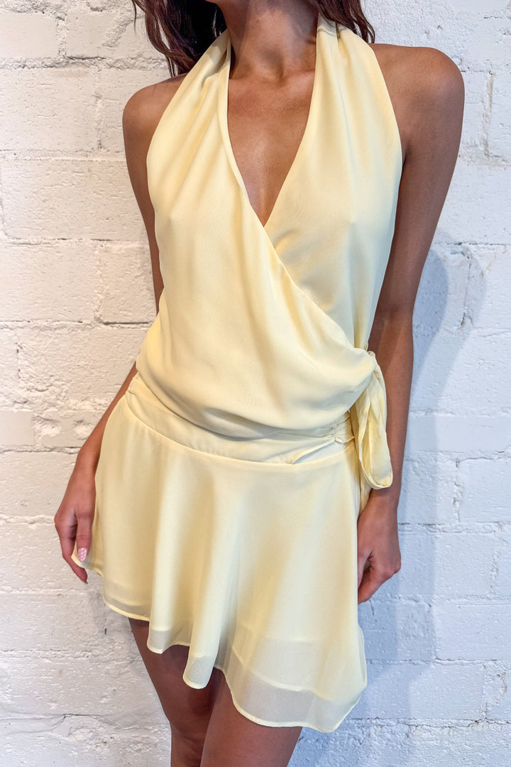 Sunshine Girl Skirt, Two Piece Set, Sets, Matching Set, Yellow Set, Spring and Summer Styles, Adeline Boutique, Dallas Boutique, Going Out Outfit, Women's Boutique, Mini Skirt, Bottoms, Mini Flowy Skirt