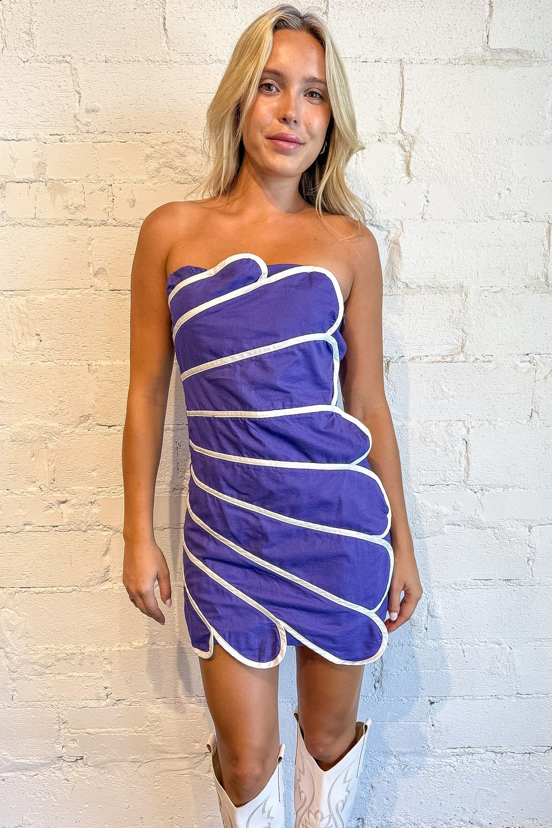 purple mini dress, purple gameday dress, purple dress, gameday dress 